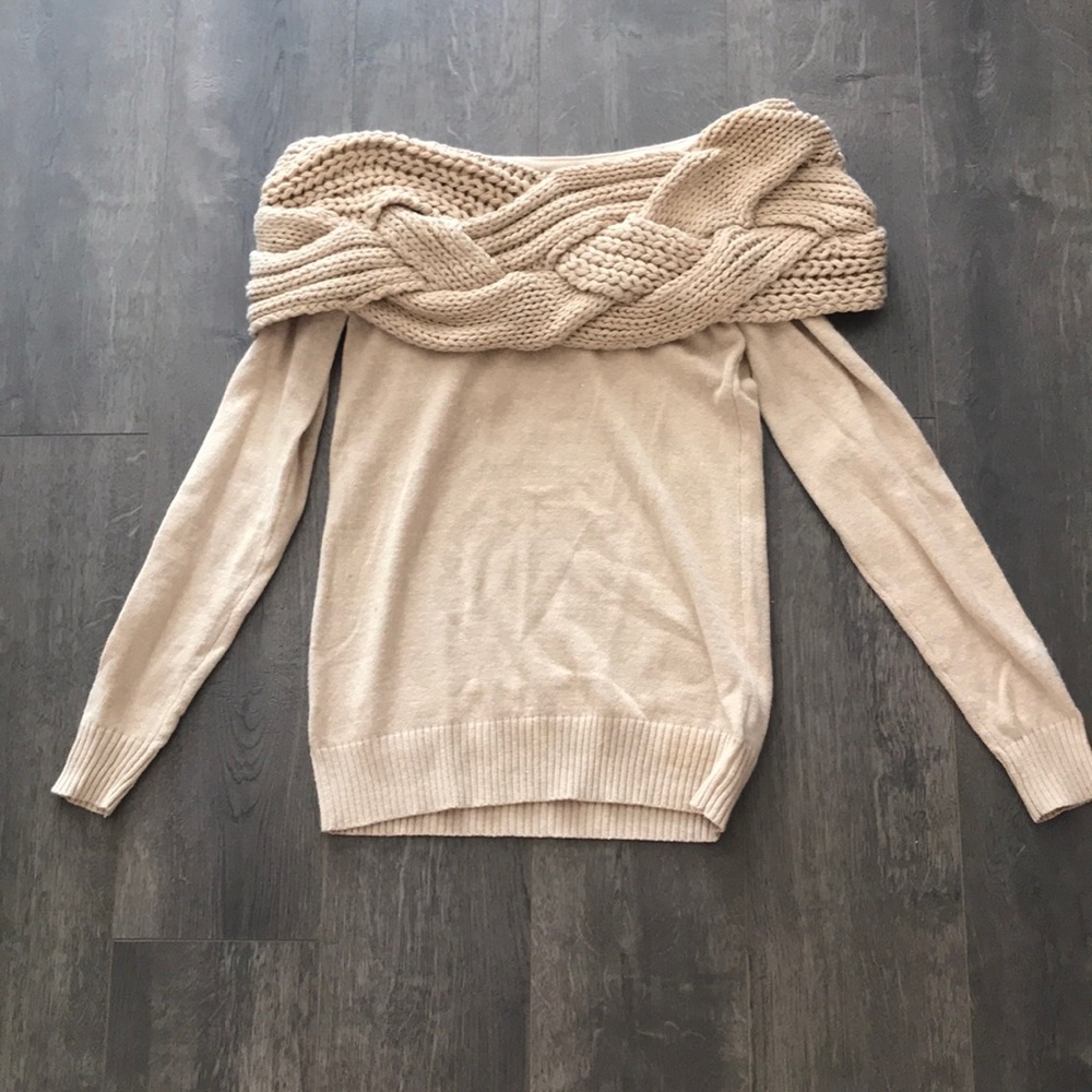 Bebe off the shoulder sweater